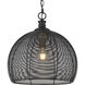Calypso 1 Light 15.75 inch Matte Black Pendant Ceiling Light, Medium