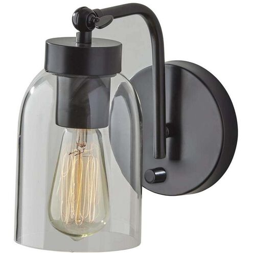 Bristol 1 Light 5 inch Black Wall Lamp Wall Light