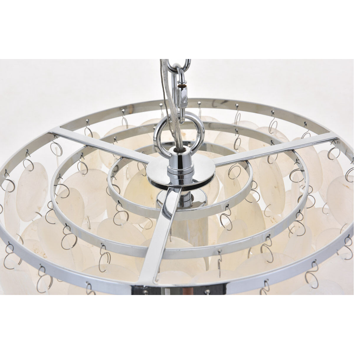 Selene 1 Light 10 inch Chrome Pendant Ceiling Light