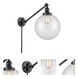 X-Large Beacon 18 inch 60.00 watt Matte Black Swing Arm Wall Light, Franklin Restoration