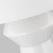 C&M by Chapman & Myers Abaco 24.5 inch 9 watt Arctic White Table Lamp Portable Light in Arctic White / Burnished Brass