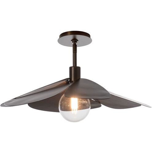 Hana 1 Light 23.3 inch Dark Smoke Pendant Ceiling Light, Small