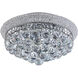 Canada 4 Light 14.6 inch Chrome Flush Mount Ceiling Light
