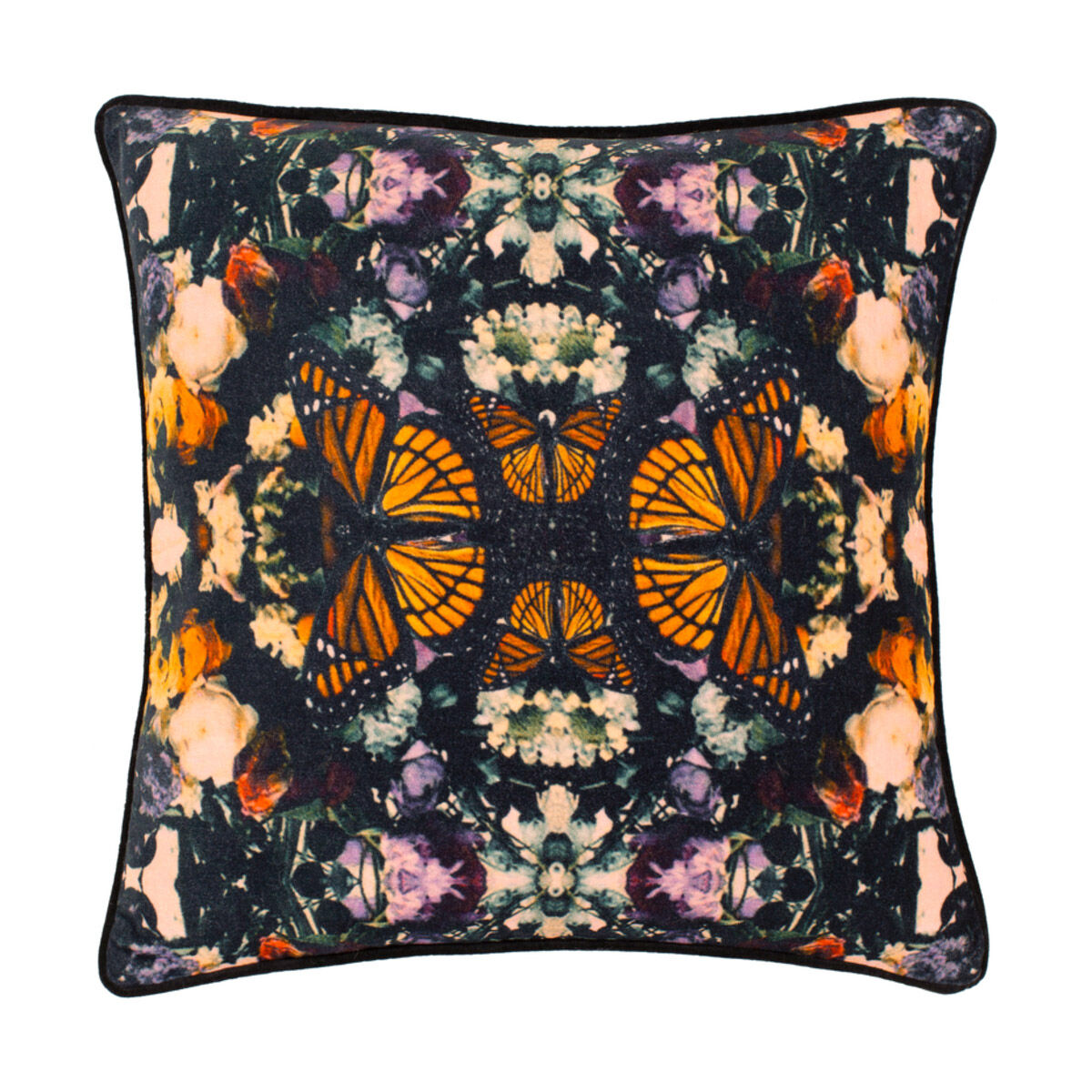 Metamorphosis 22 X 22 inch Black Pillow Kit, Square