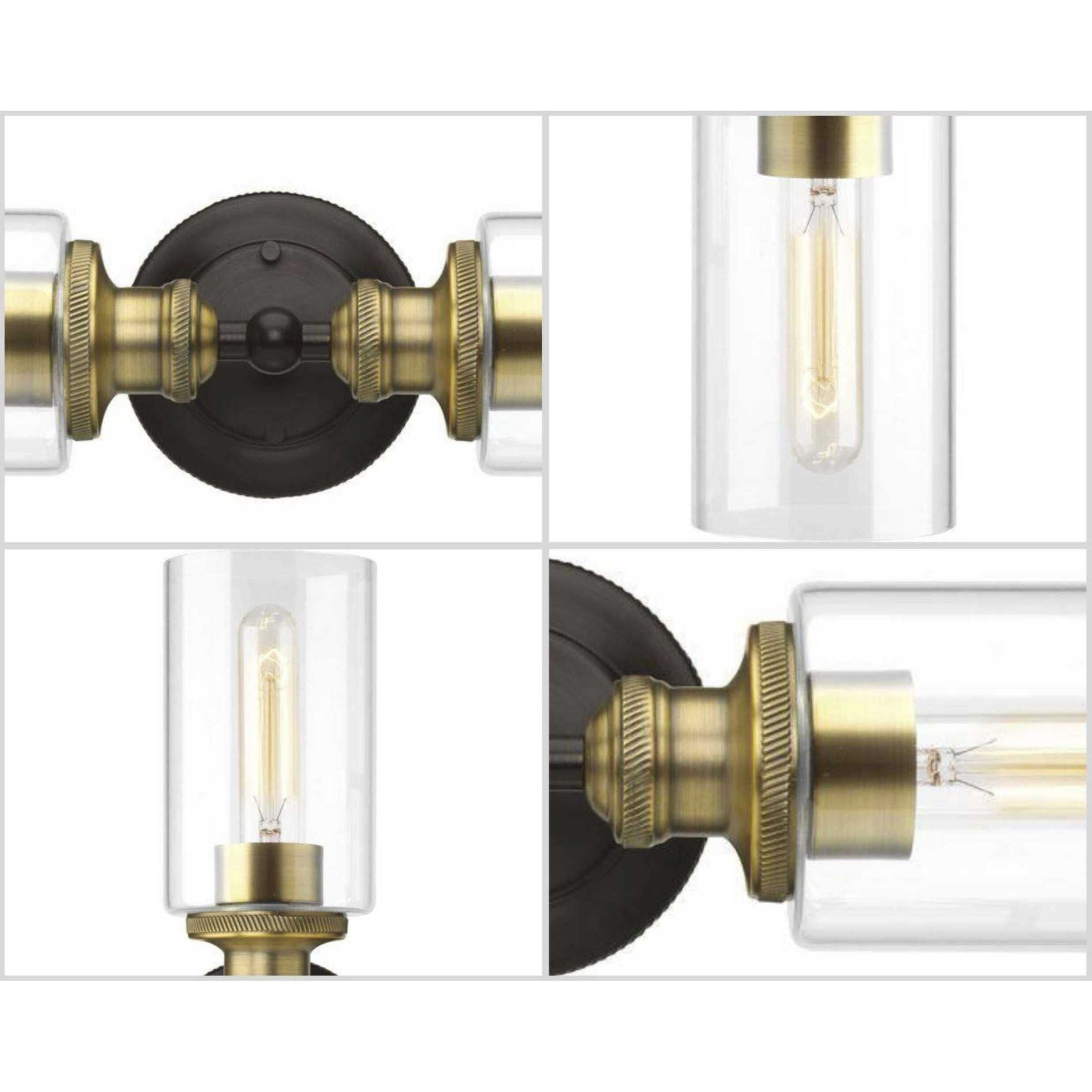 Archives 2 Light 18.5 inch Antique Bronze Bath Vanity Wall Light