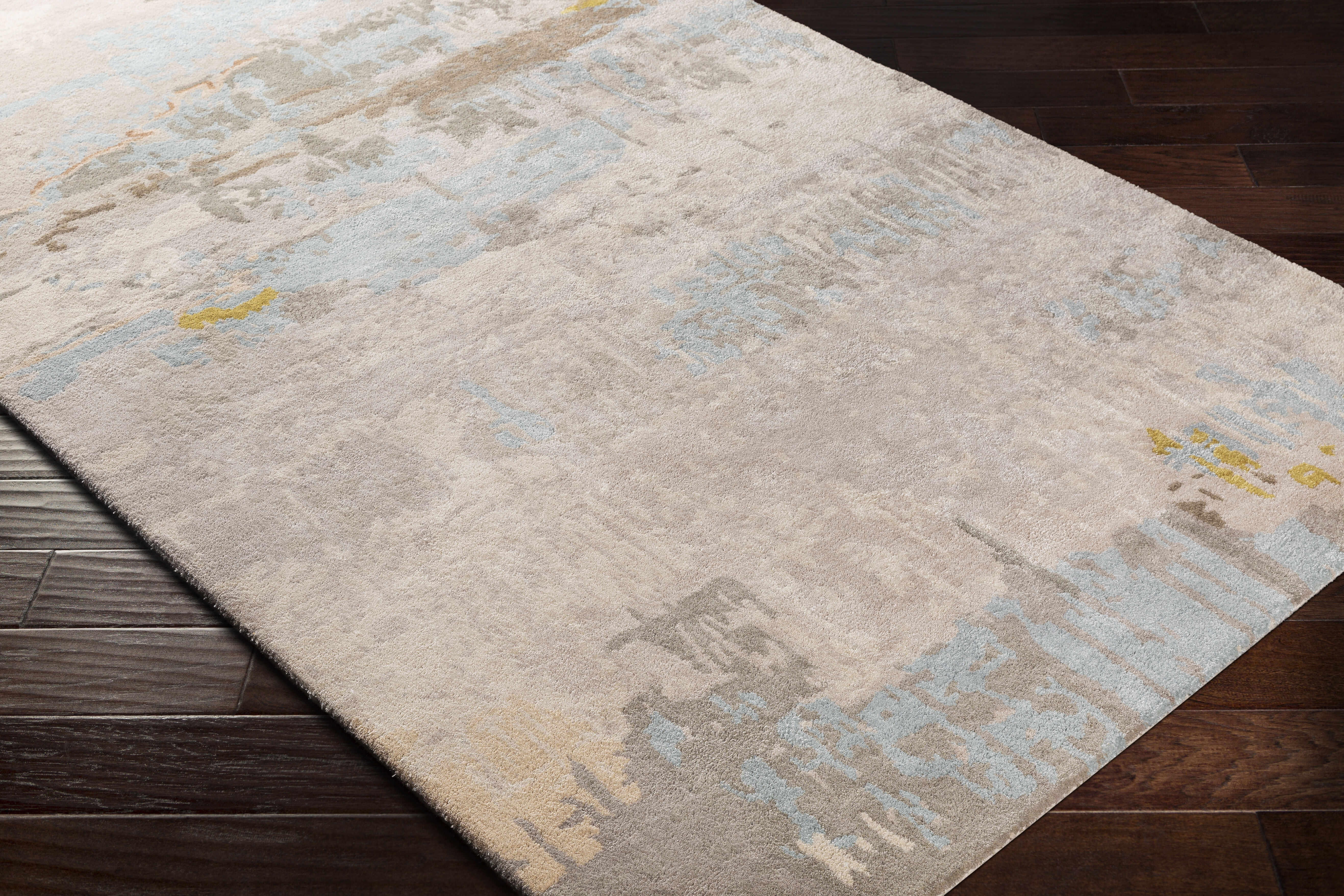 Kavita 96 X 96 inch Gray Rug in 8 Ft Round, Round