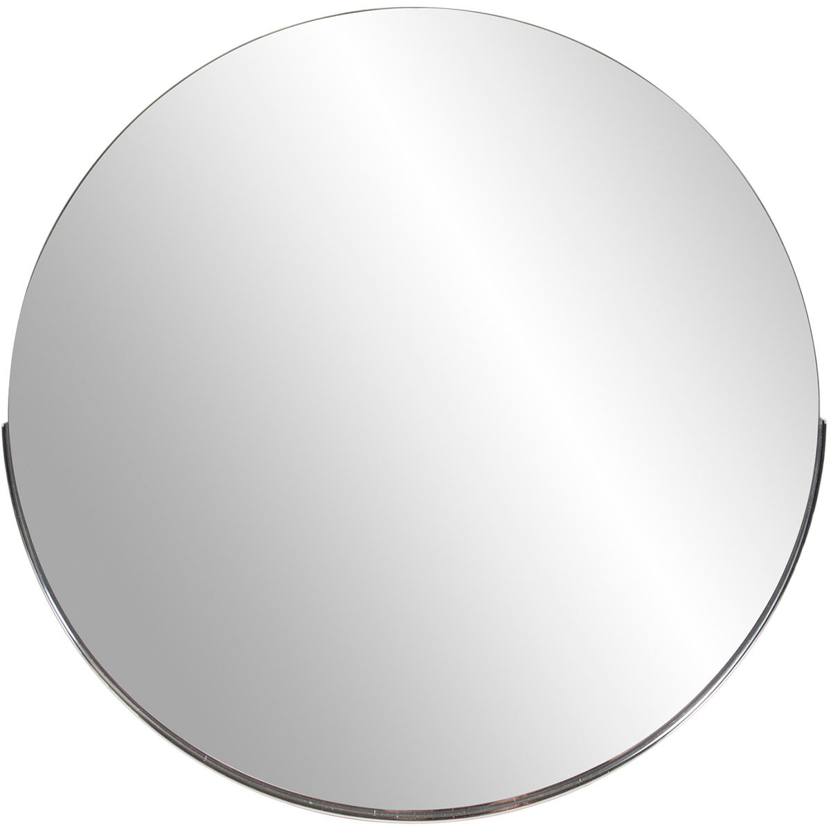 Dante 30 X 30 inch Polished Silver Wall Mirror