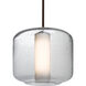 Niles 10 LED Bronze Stem Pendant Ceiling Light