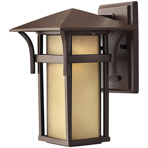 Estate Series Harbor Outdoor Wall Mount Lantern in Anchor Bronze, Small