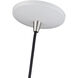 Bolita 8 inch White with Brushed Nickel Accents Pendant Ceiling Light