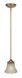 Darcy 1 Light 7 inch Brushed Gold Bronze Pendant Ceiling Light