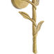 Farini 1 Light 5.91 inch Vintage Brass and Rattan Shade Wall Lamp Wall Light