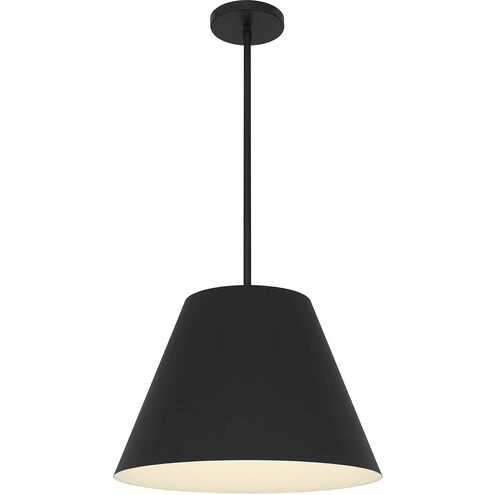 Jaz LED 16 inch Sand Black Outdoor Pendant