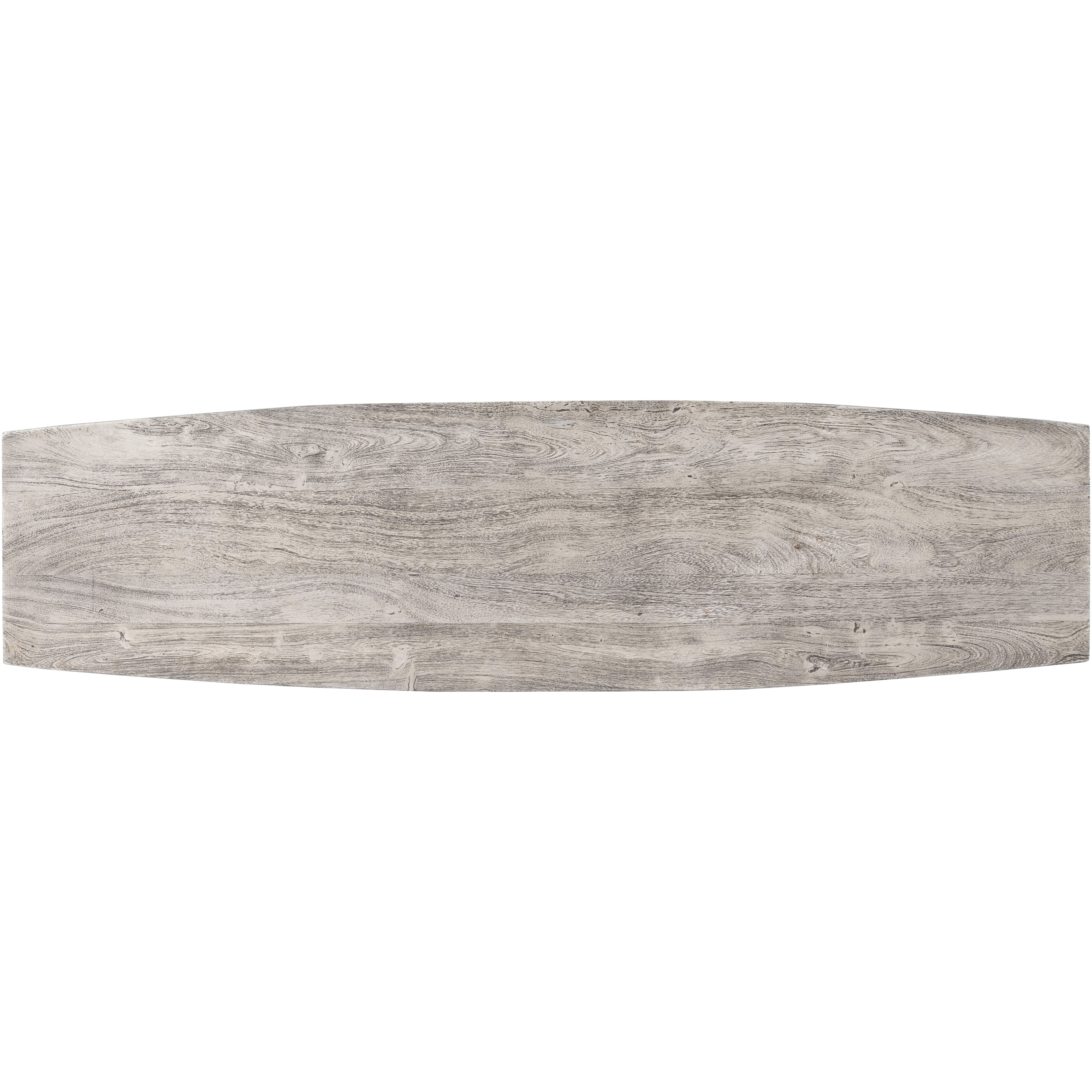 Lidiya Wood & Metal Console Table in Gray