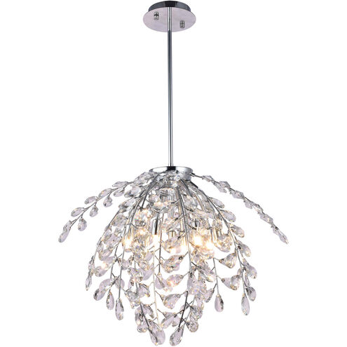 Canada 8 Light 27 inch Chrome Chandelier Ceiling Light