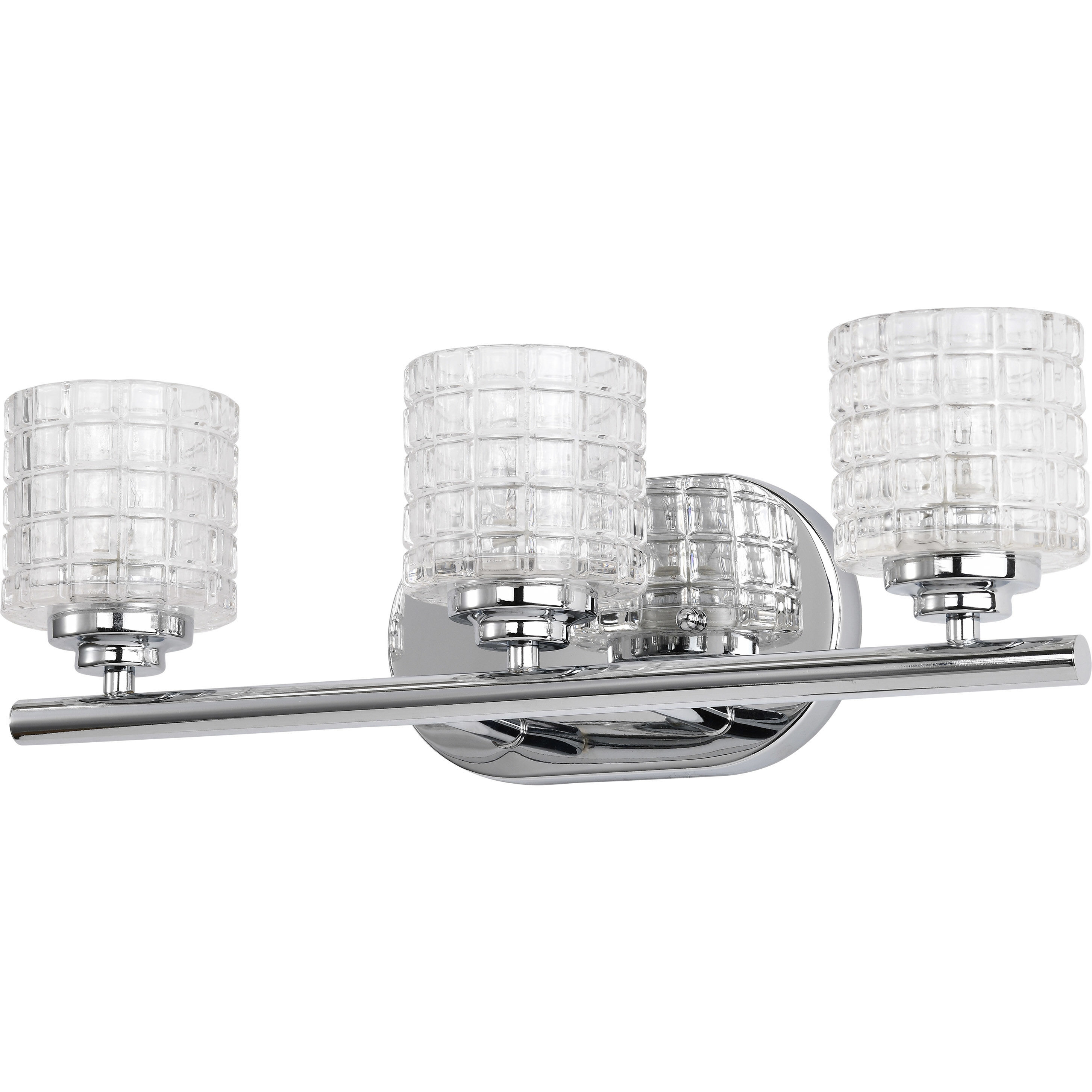 Votive 3 Light 17.88 inch Polished Nickel Vanity Light Wall Light