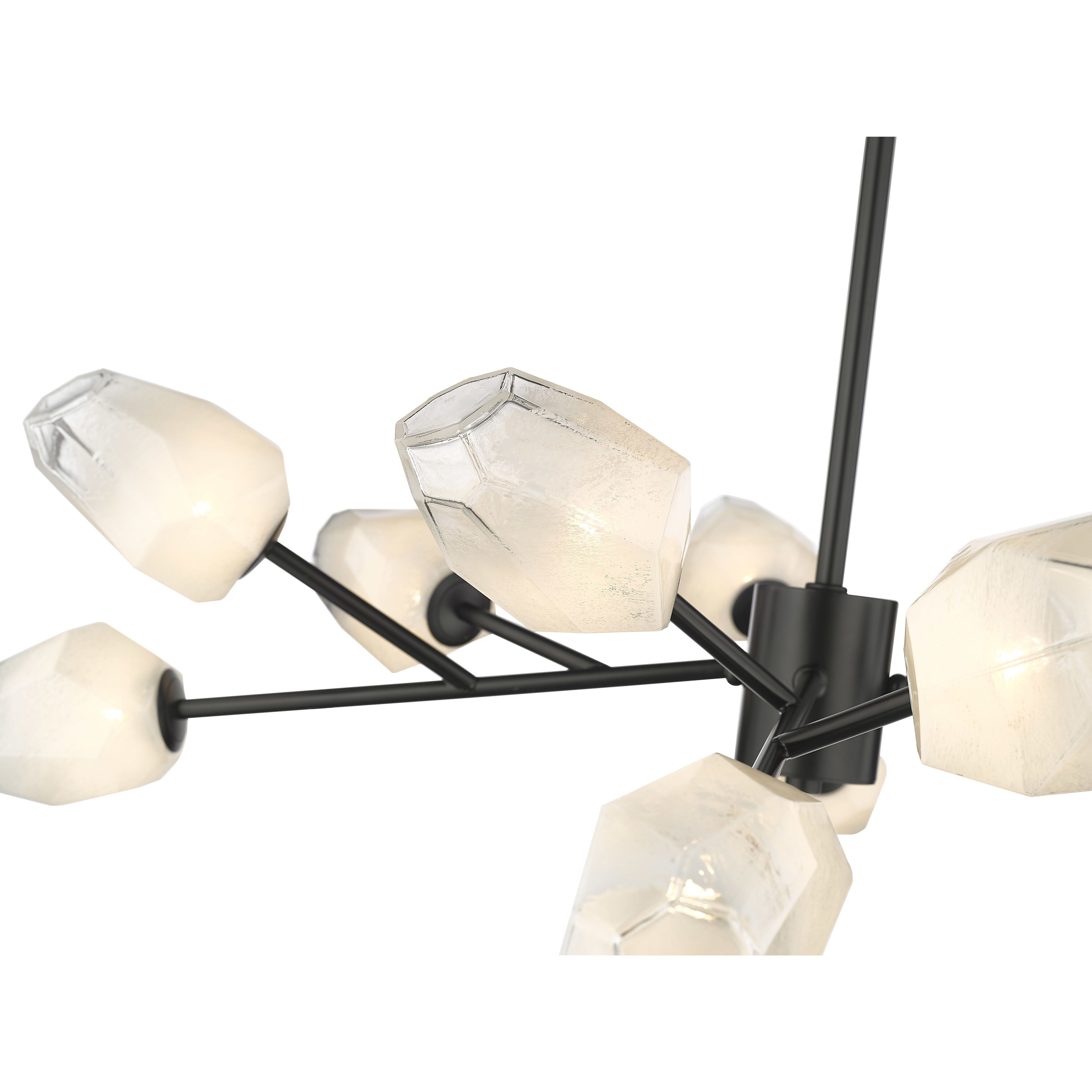 Canada 12 Light 39 inch Black Chandelier Ceiling Light