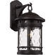 Boardwalk 1 Light 16 inch Black Outdoor Wall Lantern