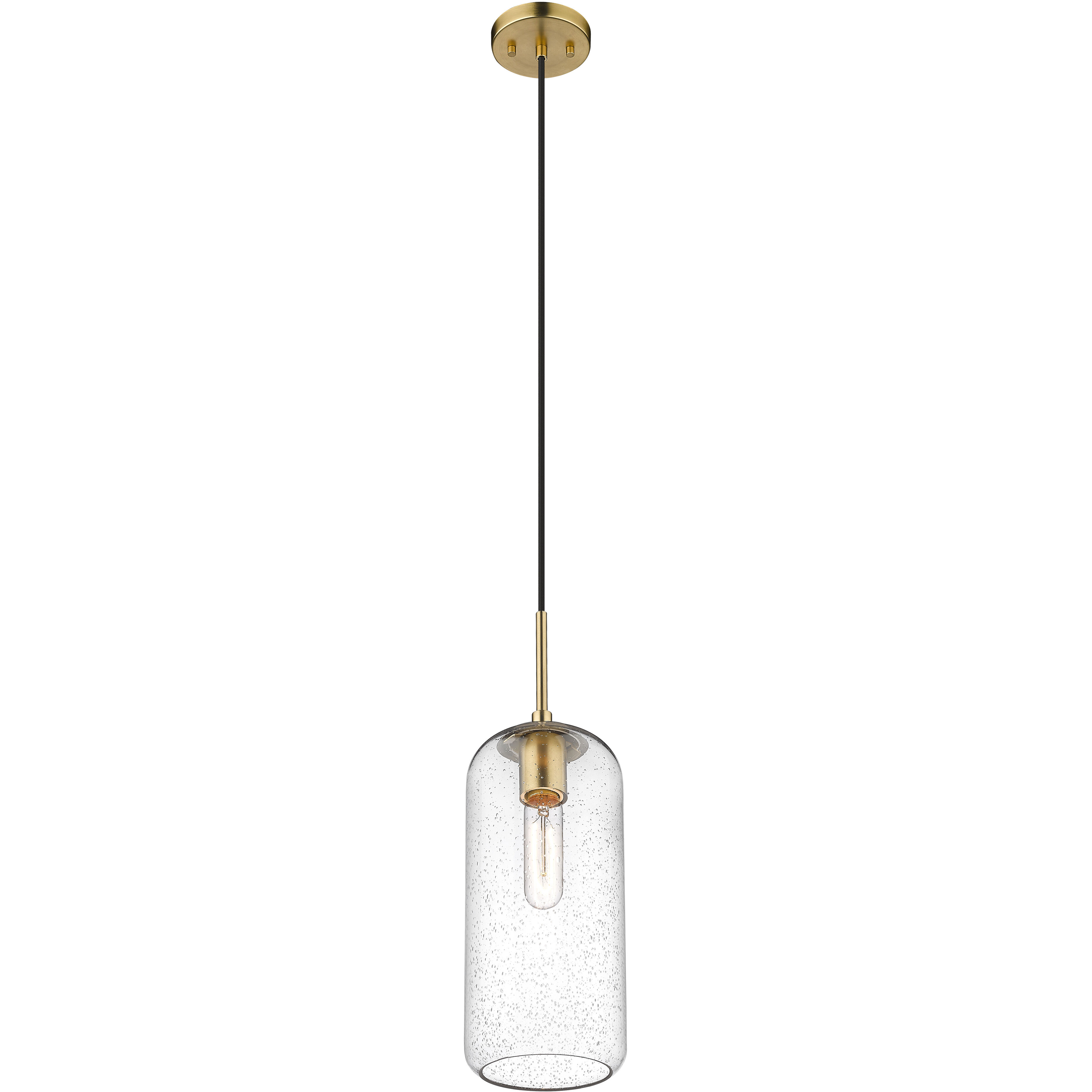Monty 1 Light 5.25 inch Heritage Brass Pendant Ceiling Light