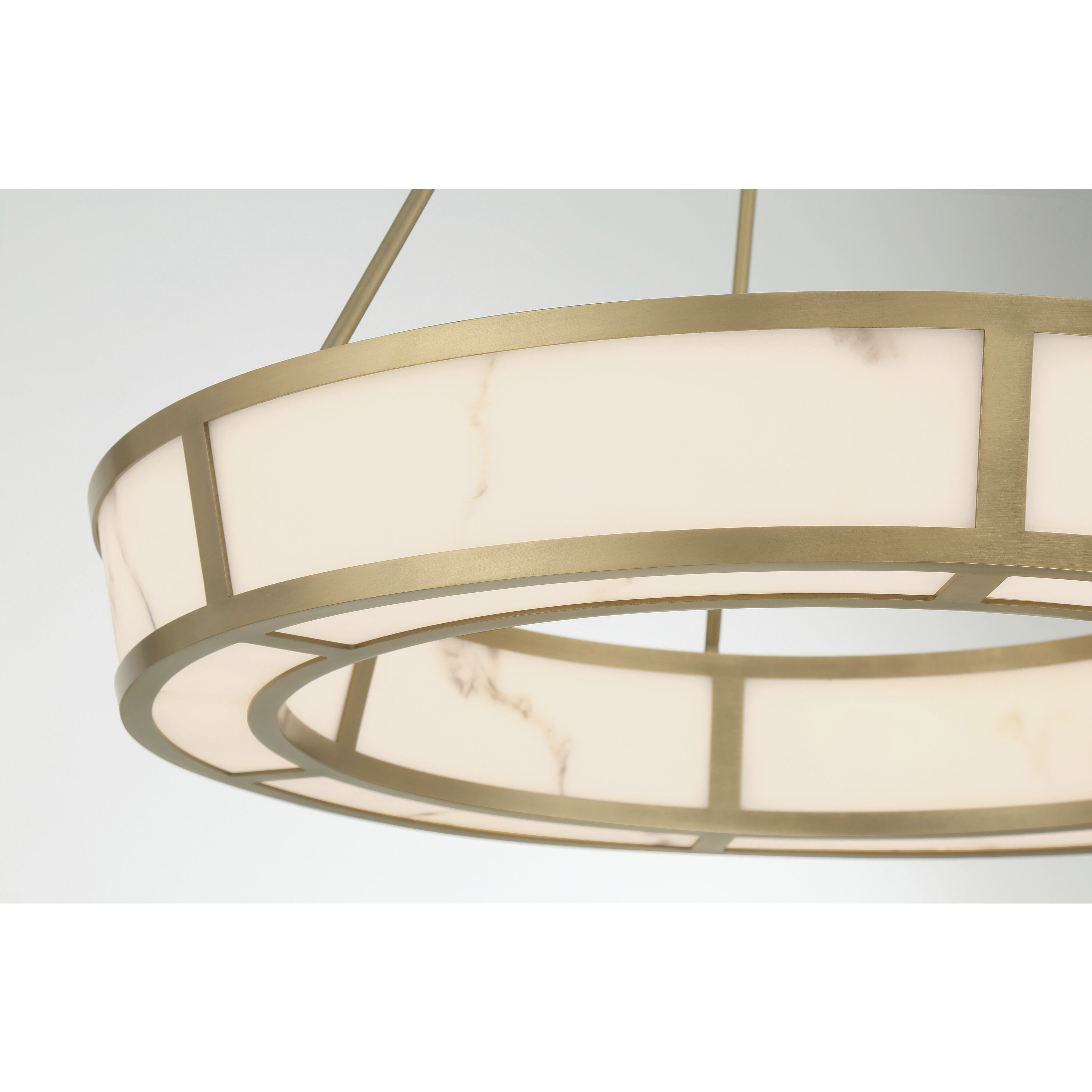 Velaris LED 36.25 inch Legacy Brass Pendant Ceiling Light