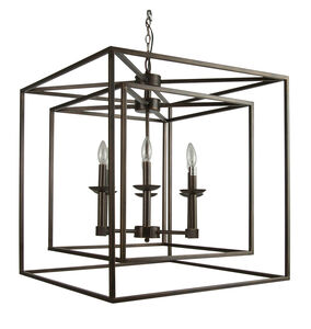 YS Series 24 inch Pendant Ceiling Light, Bronze Frame