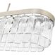 Ciara Linear Pendant Ceiling Light in White Gold