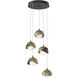Brooklyn 5 Light 16 inch Oil Rubbed Bronze and Soft Gold Pendant Ceiling Light in Oil Rubbed Bronze/Soft Gold