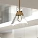 Harper LED 8.5 inch Natural Brass Pendant Ceiling Light