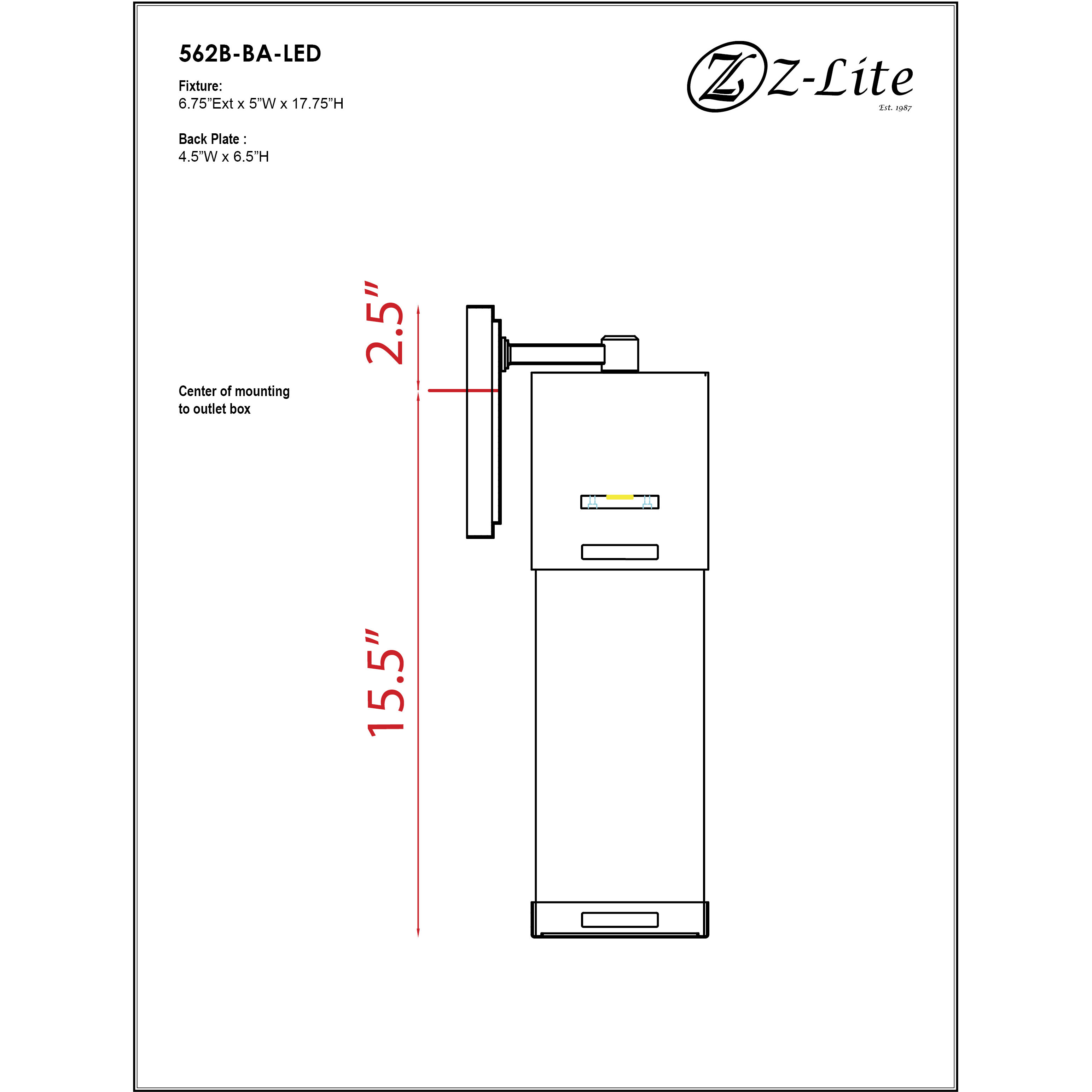 Lestat Outdoor Wall Light in Brushed Aluminum