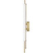 Eos LED 25 inch Lacquered Brass Bath Light Wall Light