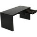 Alvaro 64 X 28 inch Matte Black Desk