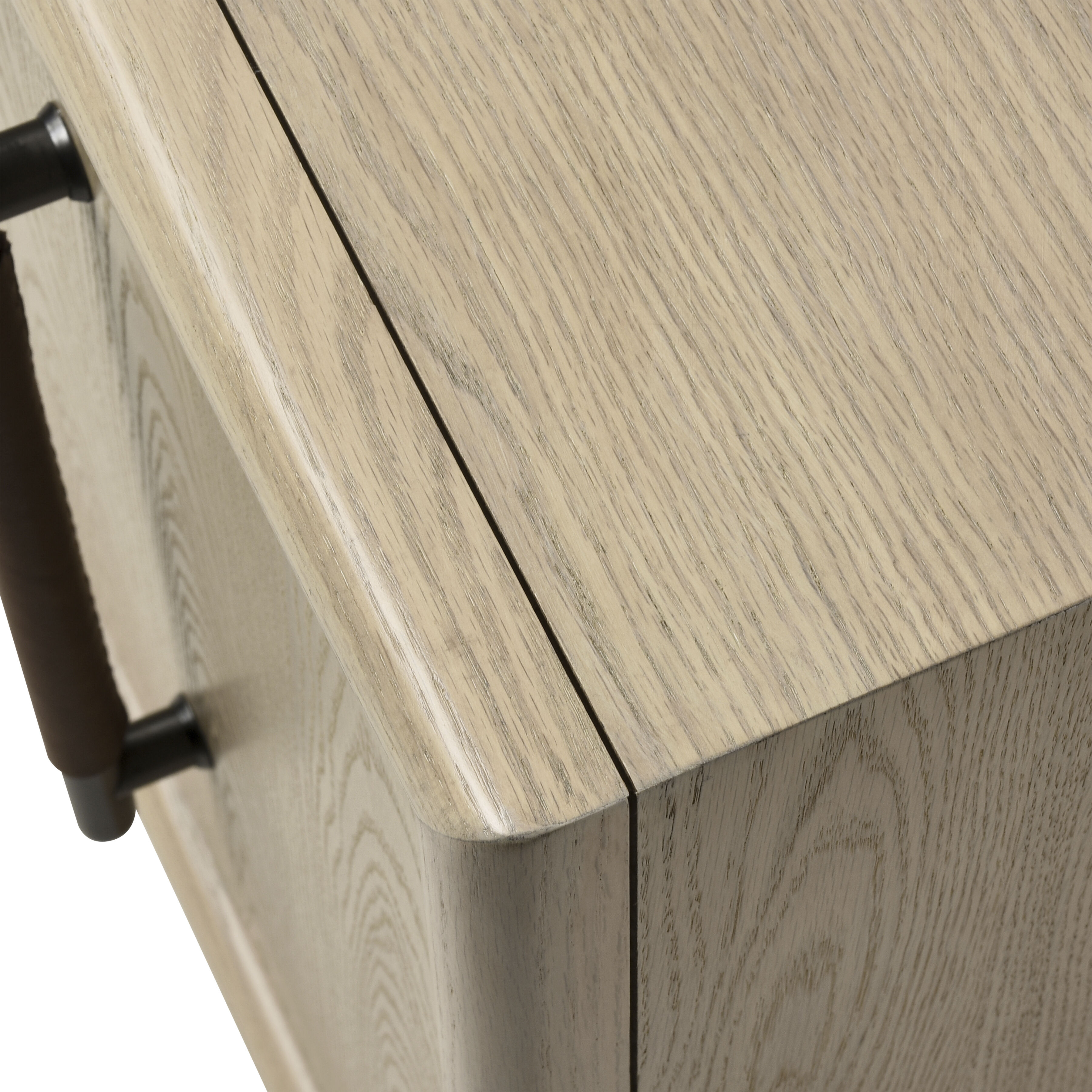 Yearling Light Oak with Blackened Bronze and Brown Credenza