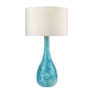 Portsmouth 29 inch 100.00 watt Sea Blue Table Lamp Portable Light
