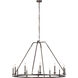 Sean Lavin Landen 12 Light 48 inch Smith Steel Chandelier Ceiling Light