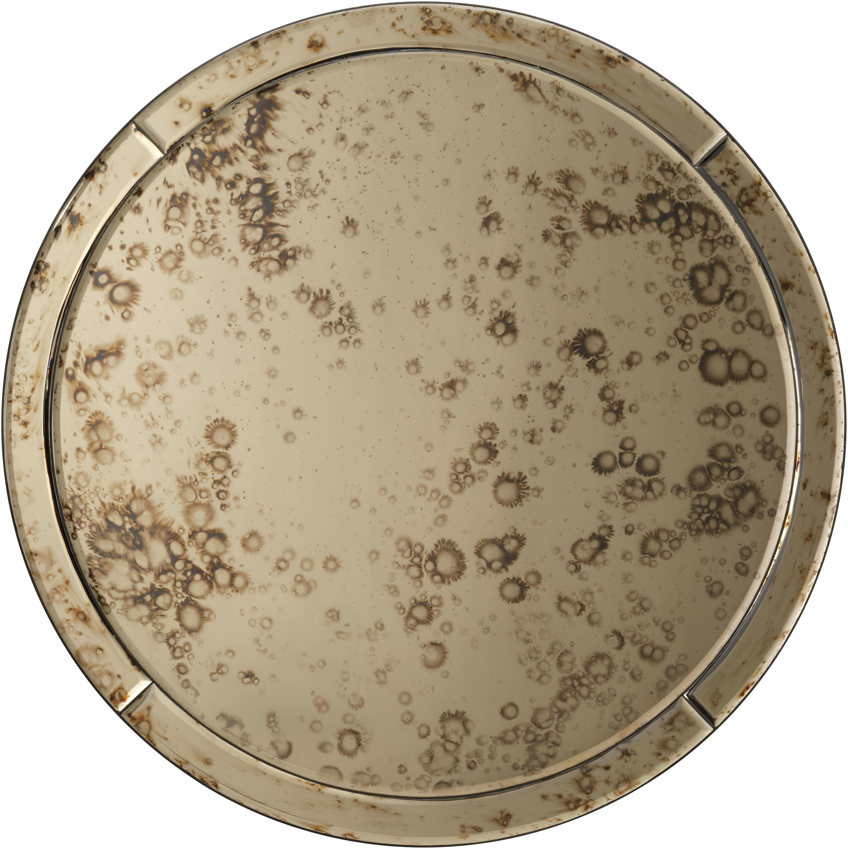 Chambord 32 X 32 inch Antique Glass Mirror, Small, Inline