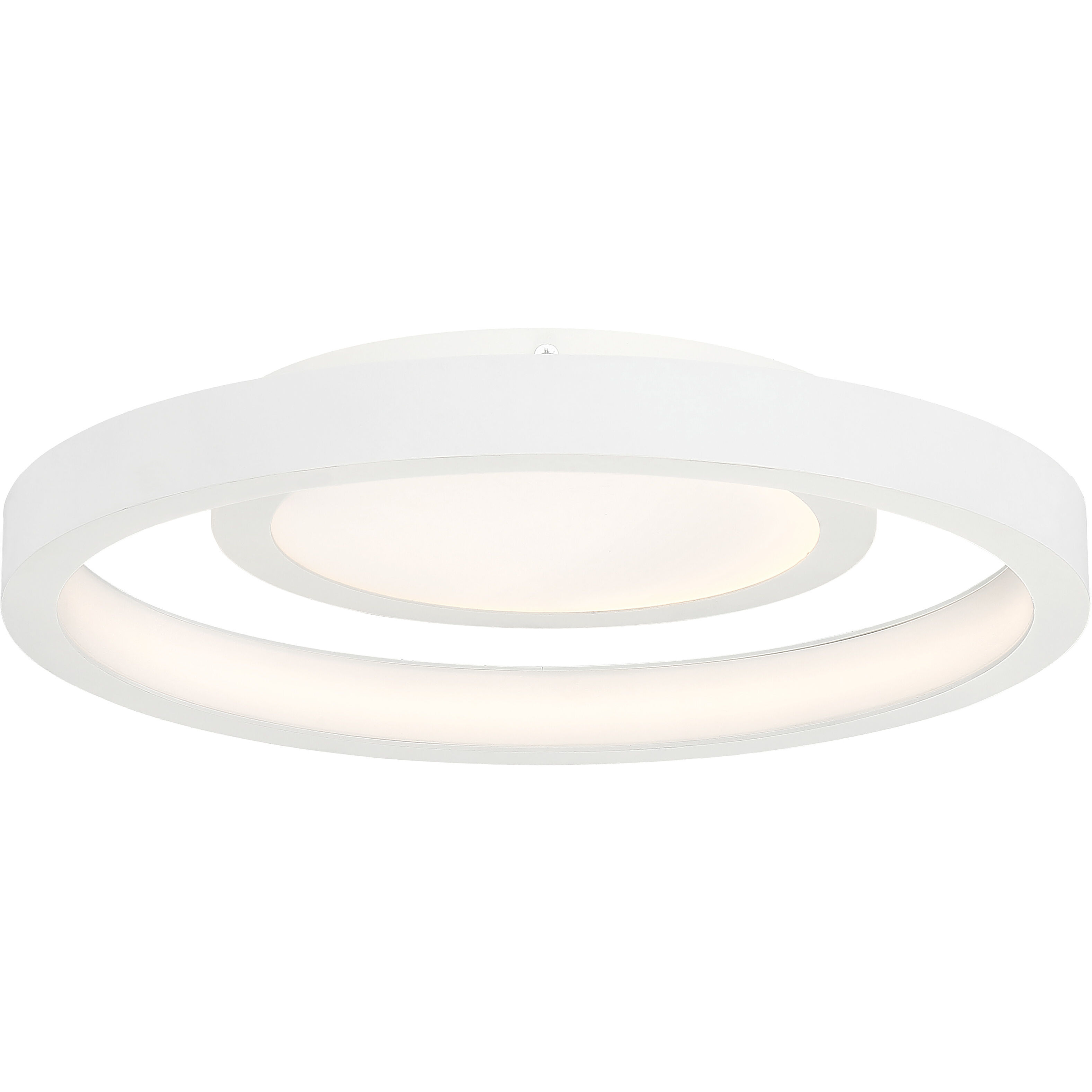 Knock Out LED 14 inch White Flush Mount Ceiling Light