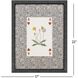 Nature's Hand Black and Green and Multi and Red Framed Art
