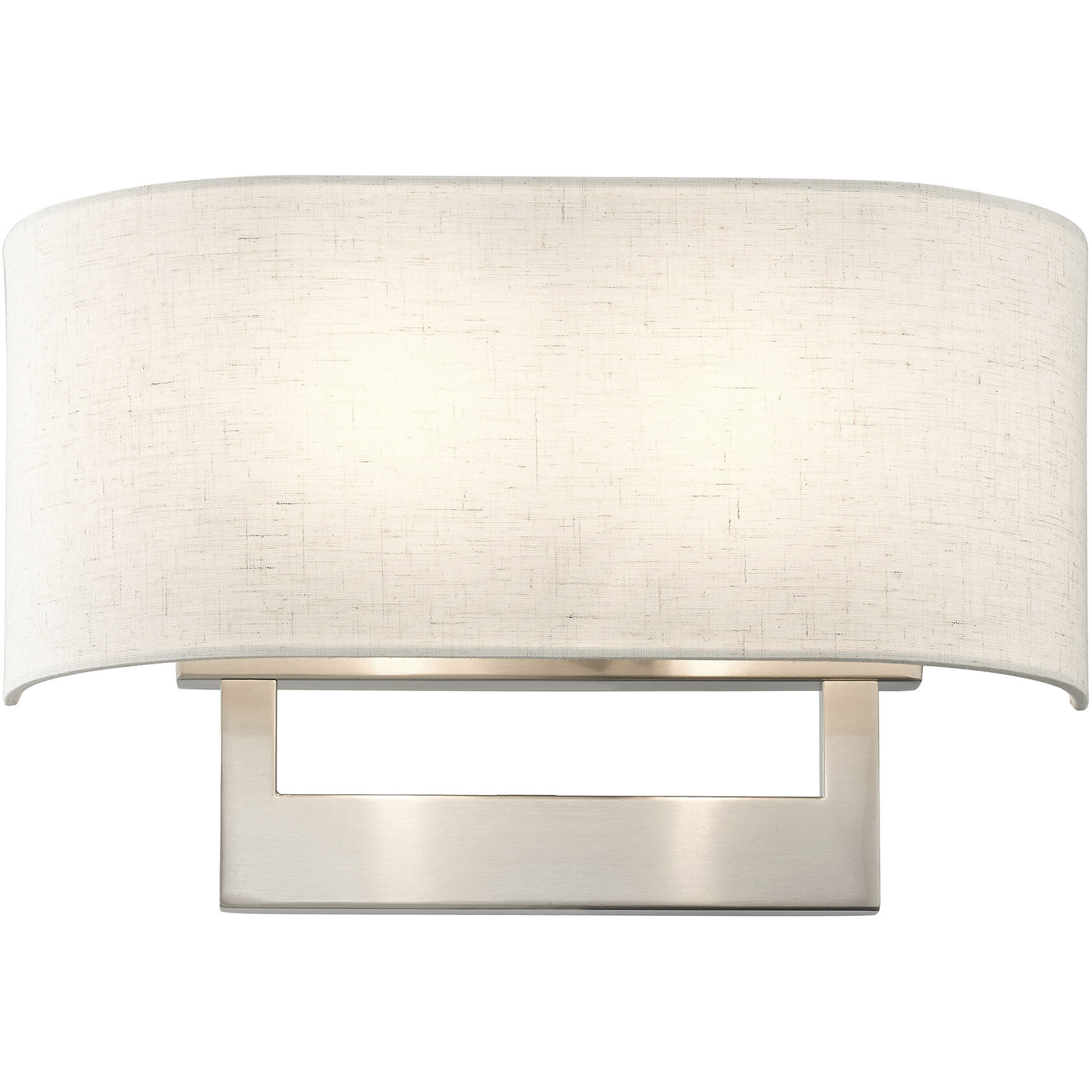 Allison 2 Light 15 inch Brushed Nickel ADA Wall Sconce Wall Light, Large