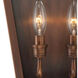 Coventry 2 Light 17 inch Copper Patina Exterior Pocket Wall Mount