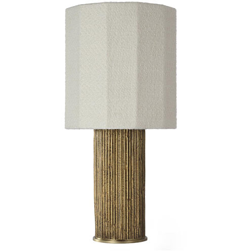 Anne-Marie Barton Fumar 23.5 inch 15.00 watt Ridged Tombac Table Lamp Portable Light