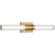 Kiel LED 4.75 inch Satin Brass Bath Vanity Wall Light