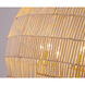 Canada 8 Light 28 inch Natural White Chandelier Ceiling Light