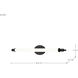 Edgeworth LED 27.75 inch Matte Black Vanity Light Wall Light