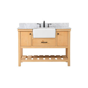 Clement 48 X 22 X 34 inch Natural Wood Bathroom Vanity Cabinet