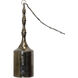 Kaili 1 Light 7 inch Black Diamond Pendant Ceiling Light