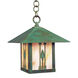 Timber Ridge 1 Light 12 inch Raw Copper Pendant Ceiling Light in Cream, Palm Tree Filigree