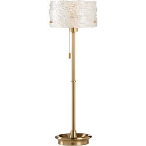 MarketPlace 30 inch 100 watt Antique Brass Table Lamp Portable Light