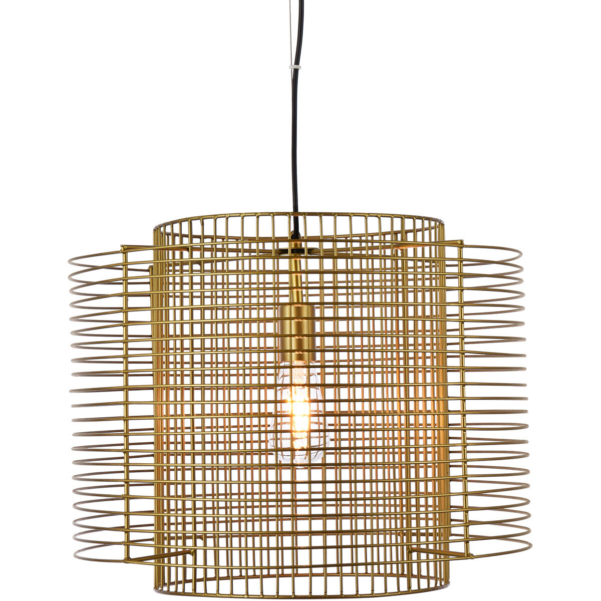 Deleon 1 Light 18.5 inch Brass Pendant Ceiling Light