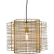 Deleon 1 Light 18.5 inch Brass Pendant Ceiling Light