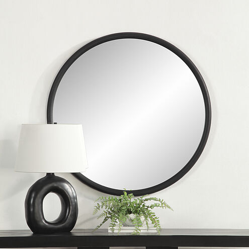 Namur 36 X 36 inch Matte Black Wall Mirror